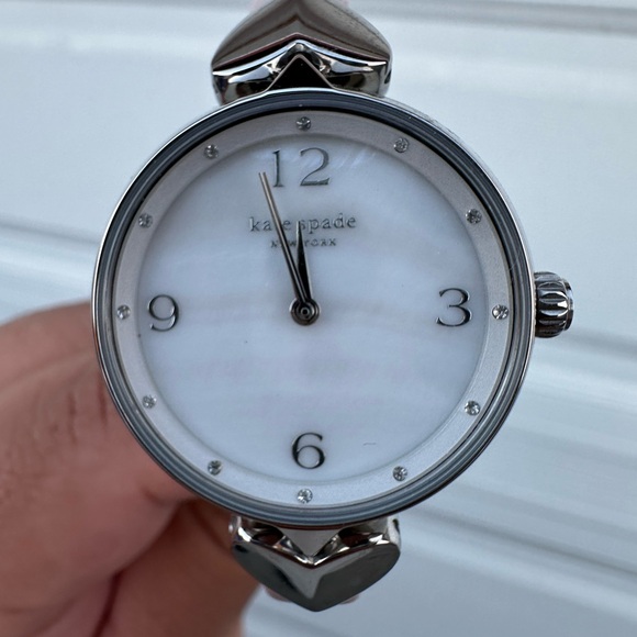 Kate Spade Silver and Pink Watch - Picture 1 of 7